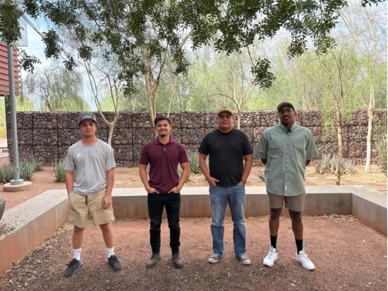 Group photo for sponsored project