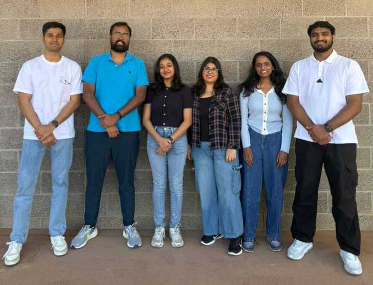 Aditya Kumar, Dhaarani Ganesh Thangam, Pavan Kalyan Lingutla, Rishika Sardana, Girish Nalawade, Namana of Faculty Team 10 in SER 517.