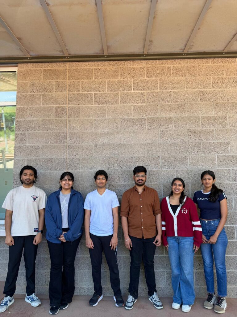 Bhawan Kumar Chinavada, Jahnavi Gona, Prerana Madhukar Nale, Vipin Reddy Chandupatla, Manvika Vinod and Ritik Zambre of Industry Group 12 in SER 517.