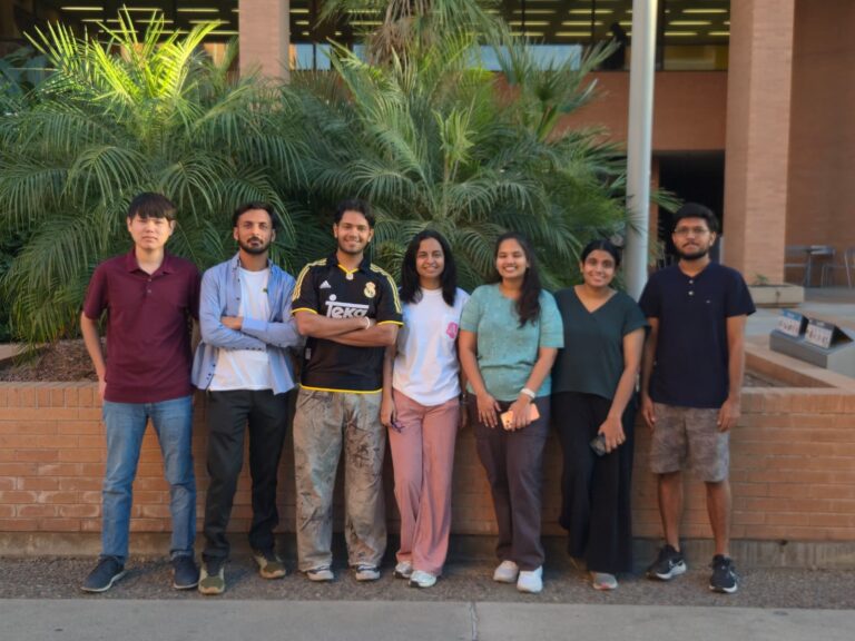 Alexander Rickman, Poojan Dave, Ruthvik Dutt, Namitha Sreerangram Nair, Sushmitha Sreenivasa Dhisley, Mohmmad Yasir Khan and Harshini Kulandaisamy Ramesh of Faculty Team 6 in SER 517.